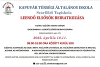 Tájékoztatás - Iskolai beiratkozás 2025.